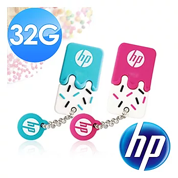 HP 惠普 ◤雪糕碟◢ 32GB 超可愛防水造型隨身碟薄荷蘇打(綠色)