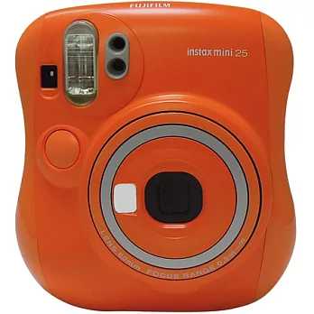 (平行輸入)FUJIFILM instax mini 25 拍立得相機(萬聖橘)-送空白底片+相本