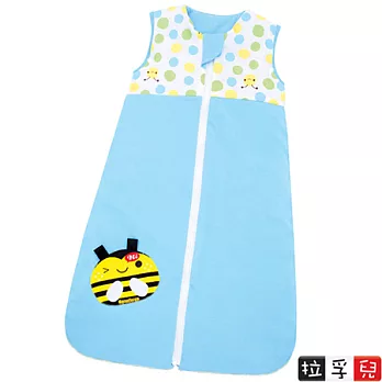 【拉孚兒 Naforye】秋冬舒棉2in1嬰兒睡袍抱袋/前開拉鍊款蜜蜂