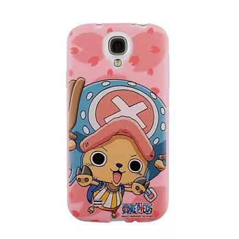 ONE PIECE 航海王 Samsung Galaxy S4 時尚彩繪保護套-櫻花喬巴