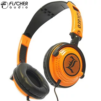 Fischer Audio Draco 新潮時尚摺疊式頭戴型耳機 公司貨橘色