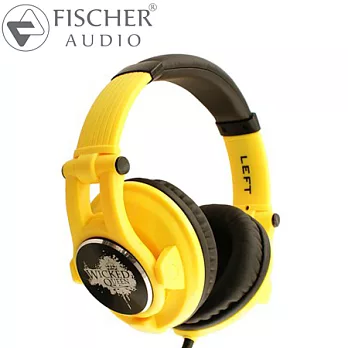 Fischer Audio Wicked Queen 折疊式耳罩耳機 公司貨黃色
