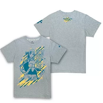 刀劍神域-潮流T-shirt(亞絲娜-灰)L灰色