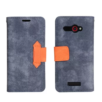 【BIEN】HTC Butterfly 愛丹寧牛仔可立保護皮套 (寶藍)