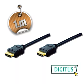 曜兆DIGITUS HDMI 1.4a圓線1公尺typeA