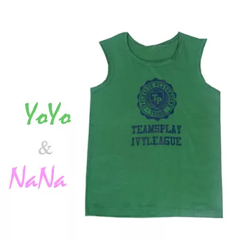 精品童裝yoyo&nana-A100-6345-舒適棉T，#13-綠色140綠色