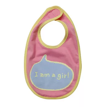 嬰兒發聲圍兜 - 2013春天來了版我是女生 - 英文版