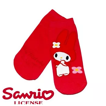 【SANRIO三麗鷗】美樂蒂可愛系列直版襪 MM-A501 (15-22cm) x 1入 深桃