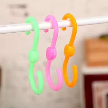 (超值3組)S型掛勾(3支1包)隨機出貨