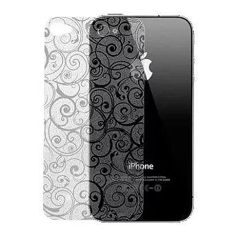 MOPAD iPhone 4/4S背面專用保護貼-古典雲彩紋