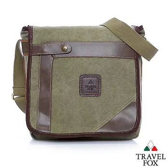 Travel Fox 旅狐革帆側背包(TB631-17)綠色