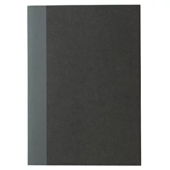 [MUJI 無印良品]再生紙筆記本(方眼5mm)/A6.30頁.深灰