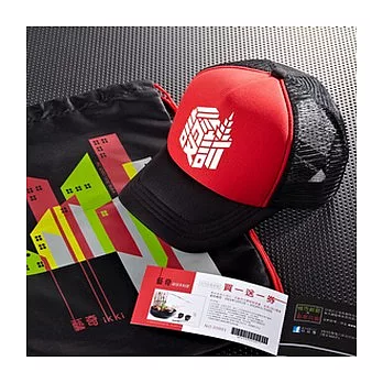 【城市創藝帽】城市創藝款-紅黑色