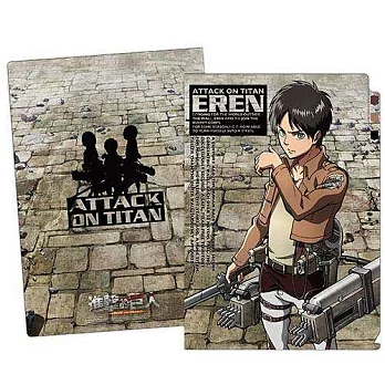 進擊的巨人-三層資料夾A款(艾)