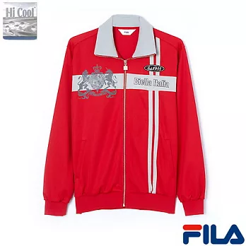 FILA男性舒適吸濕排汗造型外套1JKM-5405-RD-L熱情紅