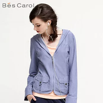【Bés Carol】女式仿牛仔外套S牛仔藍