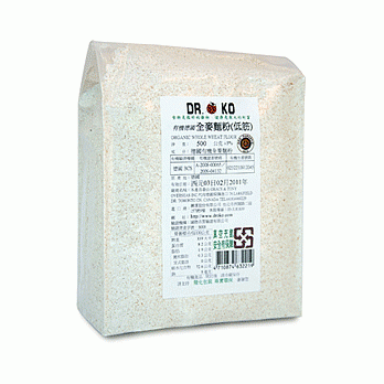 【Dr.OkO】全麥麵粉(低筋) 500g/包