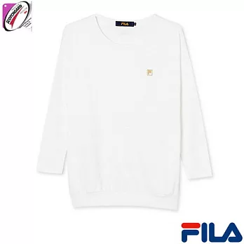 FILA女性義式活力休閒衫5TEM-5716-IV-L典雅米
