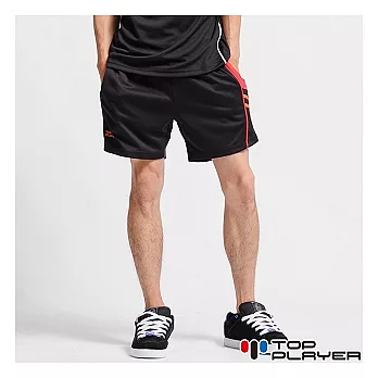 【TOP PLAYER】灑脫個性吸排運動褲-男(神秘黑)-褲2XL神秘黑