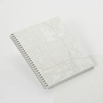 geografia_planning on paper_線圈筆記本 (世界之城/日本/京都Kyoto)(3mm方眼)