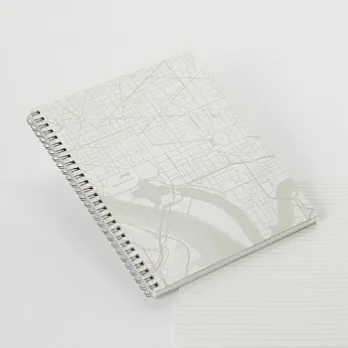 geografia_planning on paper_線圈筆記本 (世界之城/美國/華盛頓特區Washington, D.C.)(6mm橫間)