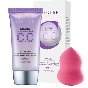 LEGERE V透白CC霜(加贈美妝蛋)1組