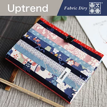 Uptrend Fabric Diary 布手帳-小紋流/京風島雨