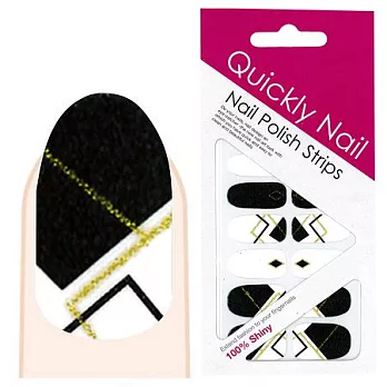 【Quickly Nail】光療級指甲貼紙 Q-045(一包14指)