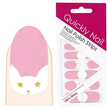 【Quickly Nail】光療級指甲貼紙 Q-047(一包14指)