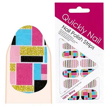 【Quickly Nail】光療級指甲貼紙 Q-050(一包14指)