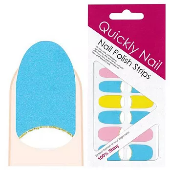 【Quickly Nail】光療級指甲貼紙 Q-054(一包14指)