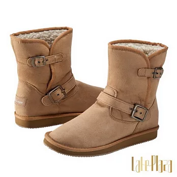 Alice’s Rose騎士軍風短筒內增高雪靴37駱駝色