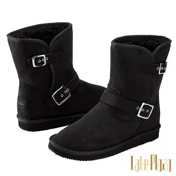 Alice’s Rose騎士軍風短筒內增高雪靴36黑色