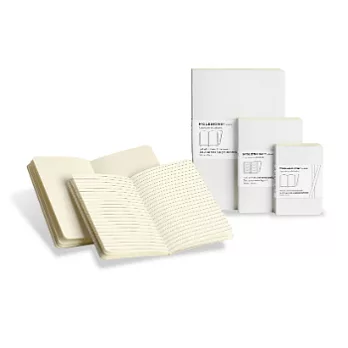 Moleskine Volant 橫間筆記本(小型/白色)