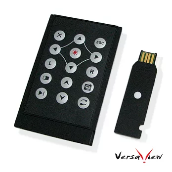 VersaView V315K 超薄卡片式紅光雷射無線滑鼠簡報器