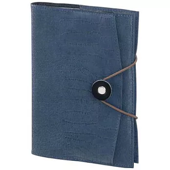 2014 Raymay A6鱷魚紋折疊附扣手帳