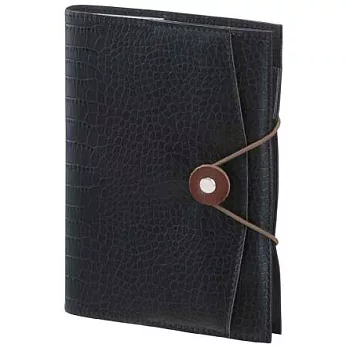 2014 Raymay A6鱷魚紋折疊附扣手帳