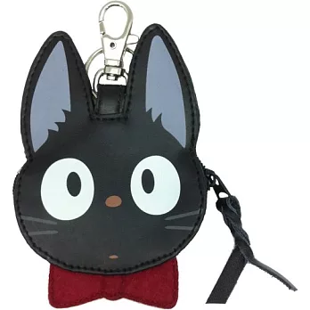 宮崎駿系列《魔女宅急便》吉吉貓頭造型零錢包鑰匙圈---ensky出品（日版原裝）