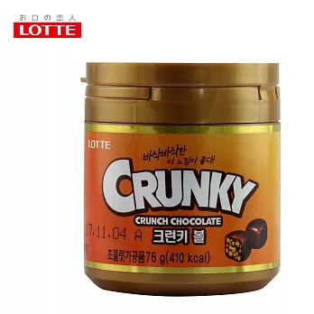 『韓璧食府』樂天 CRUNKY巧克力84g(韓國原裝進口)
