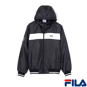 FILA男仕極致品味鋪棉外套1JKM-5449-BK-M時尚黑