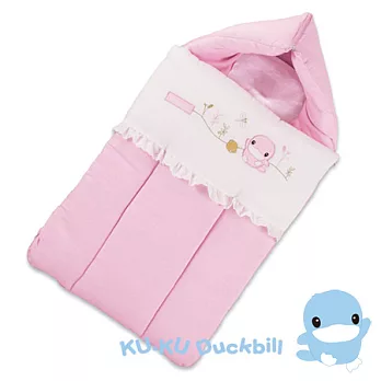 【KU.KU酷咕鴨】豪華多功能手抱被。粉