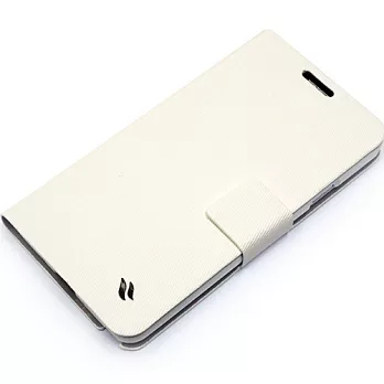 Redberry Samsung Galaxy Note3 (N9000) 甜漾簡約 立架式本皮套奶油白