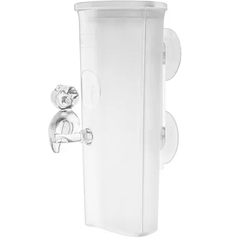 《KOZIOL》鸝鳥化妝棉片收納罐(透白)