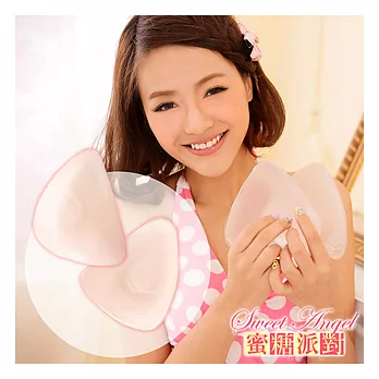 【蜜糖派對 Sweet Angel】惹火爆乳矽膠胸墊-三角型 半透明-F