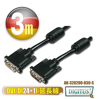 曜兆DIGITUS DVI-D (24+1)公轉母線(DVI延長用)*3公尺