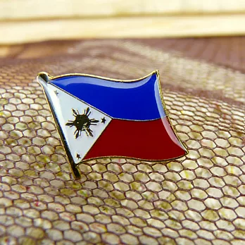 【國旗商品創意館】菲律賓Philippines徽章4入組／世界多國可選購
