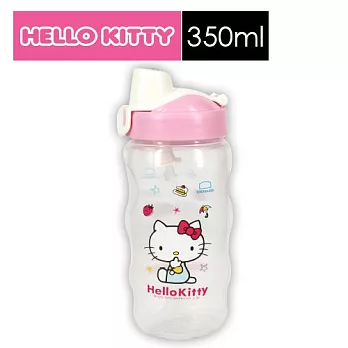 『HPP726T-OKT』樂扣樂扣HELLO KITTY PP水壺/附吸管350ML/粉嫩甜蜜