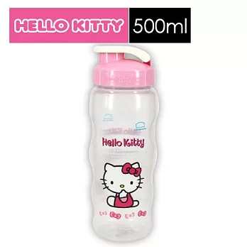 『HPP727-CKT』樂扣樂扣HELLO KITTY PP水壺500ML/領結甜心