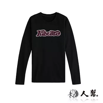 【男人幫Man’s Shop】T5559＊美式風格立體貼布長袖T恤黑色 S號