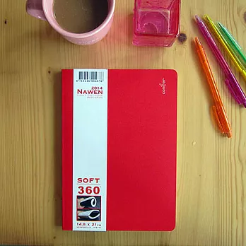 2014【 納紋系列】皮革週誌。25K紅